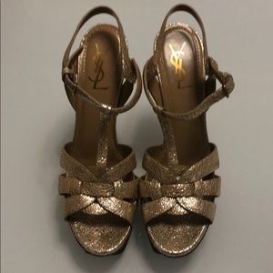 Authentic YSL special edition TRIBUTE sandals!
